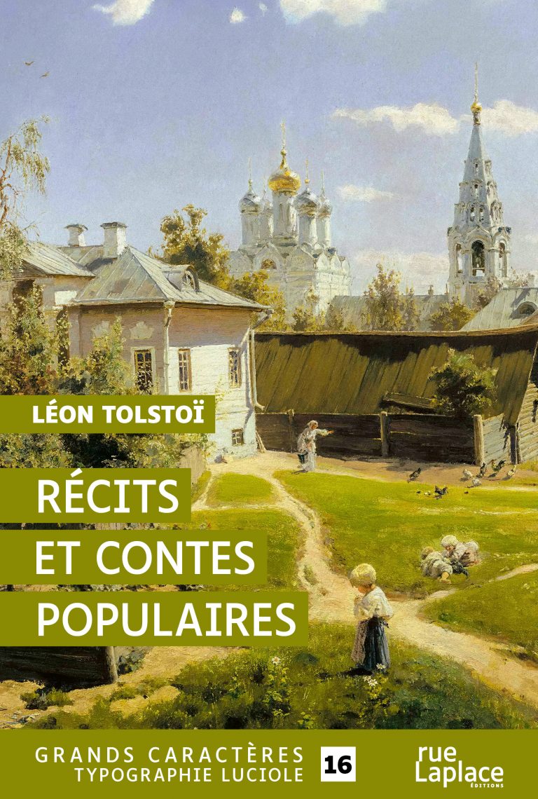 Couverture du livre en grands caractères Récits et contes populaires par Léon Tolstoï